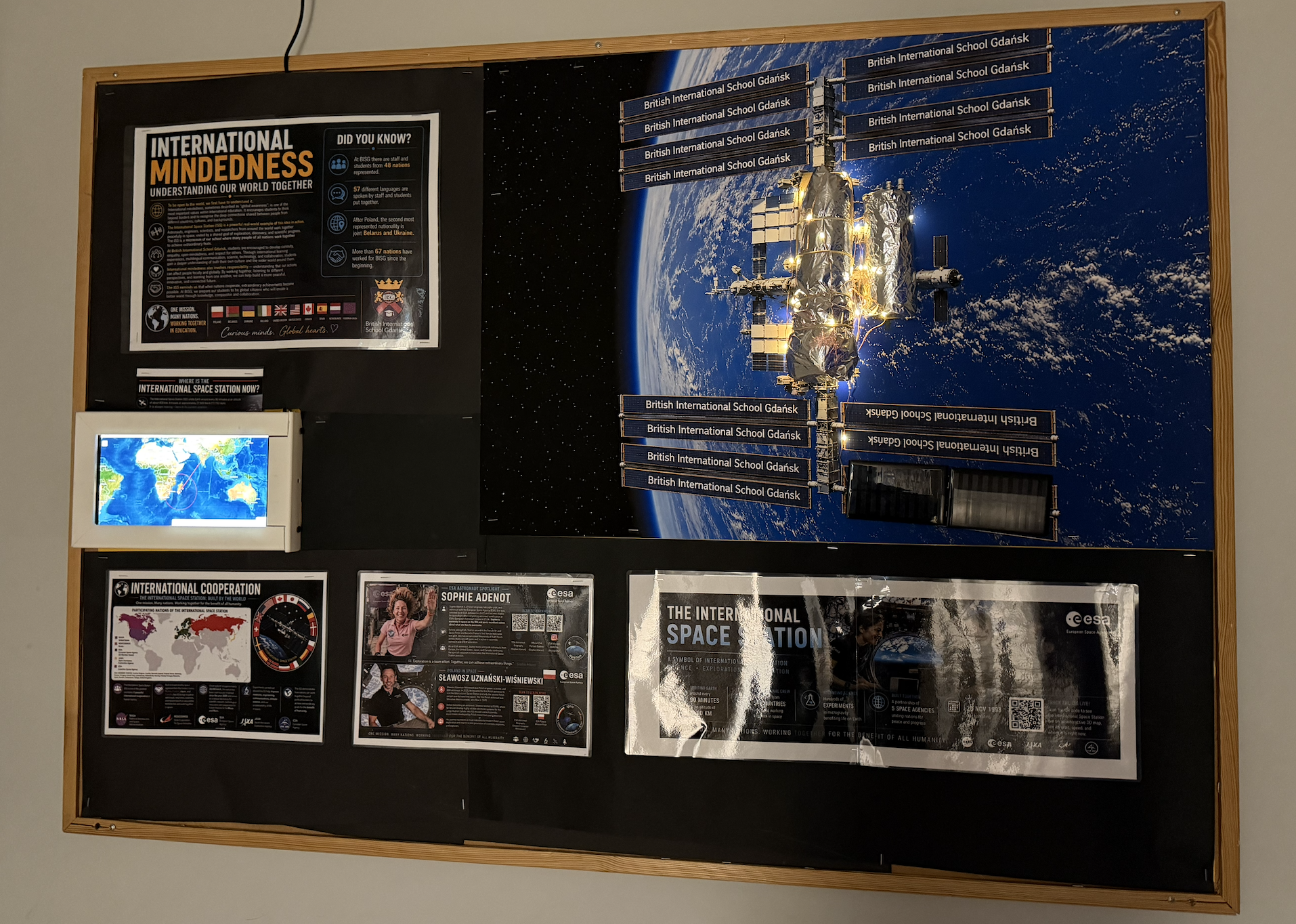 International Space Station display