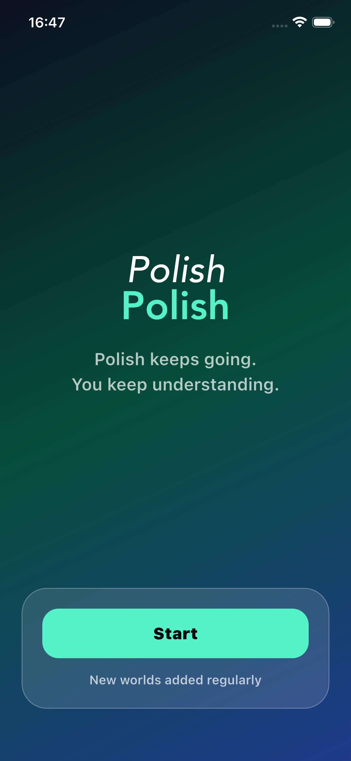Polish Polish language learning app